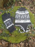 Set coordinato Cappello + Guanti in Lana di Alpaca