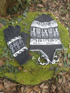 Set coordinato Cappello + Guanti in Lana di Alpaca