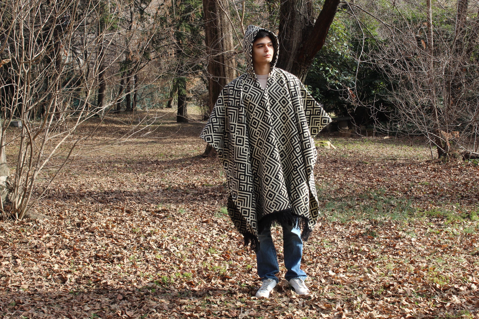 Poncho in Lana di Alpaca