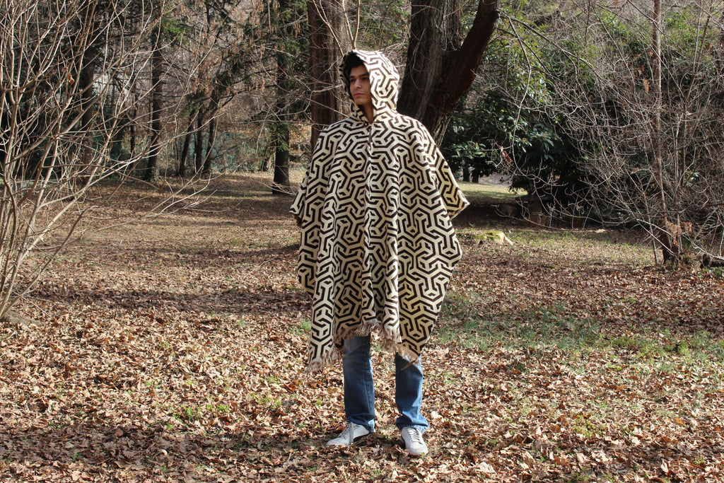Poncho in Lana di Alpaca