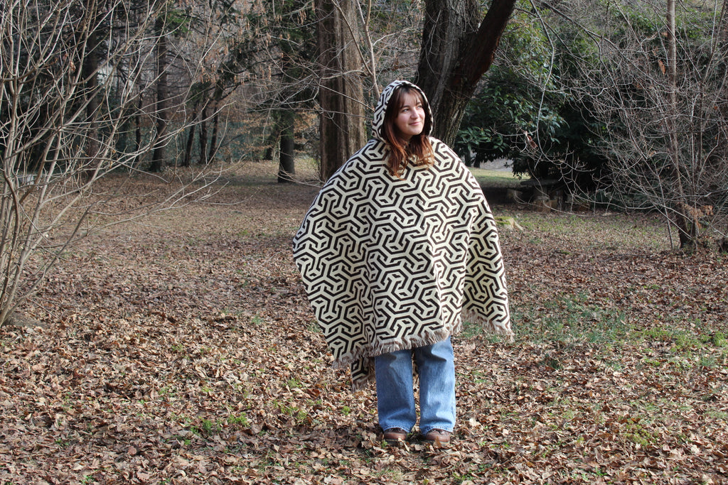 Poncho in Lana di Alpaca