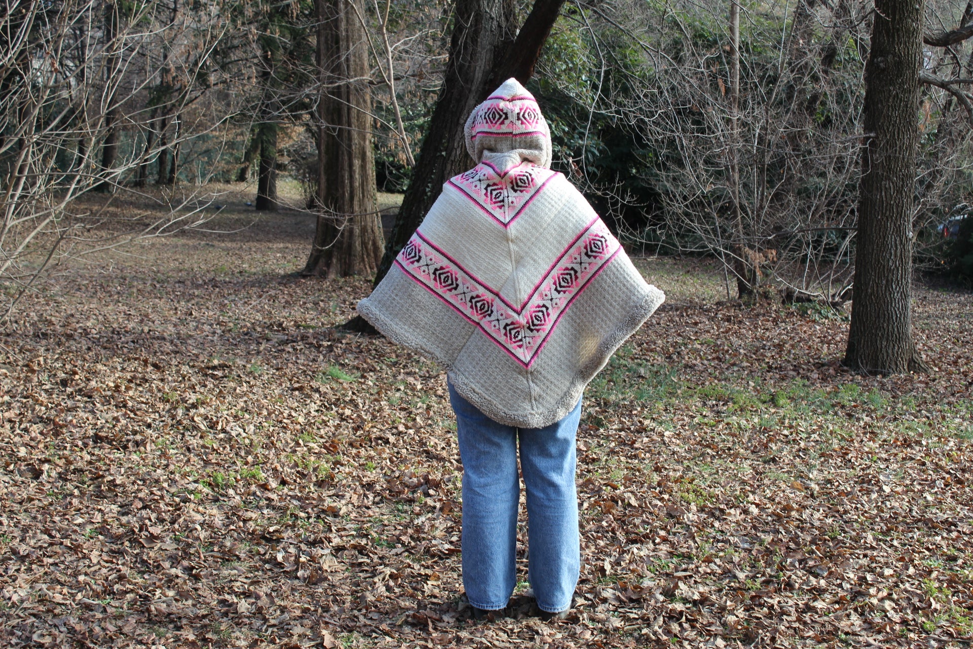 Poncho in Lana di Pecora