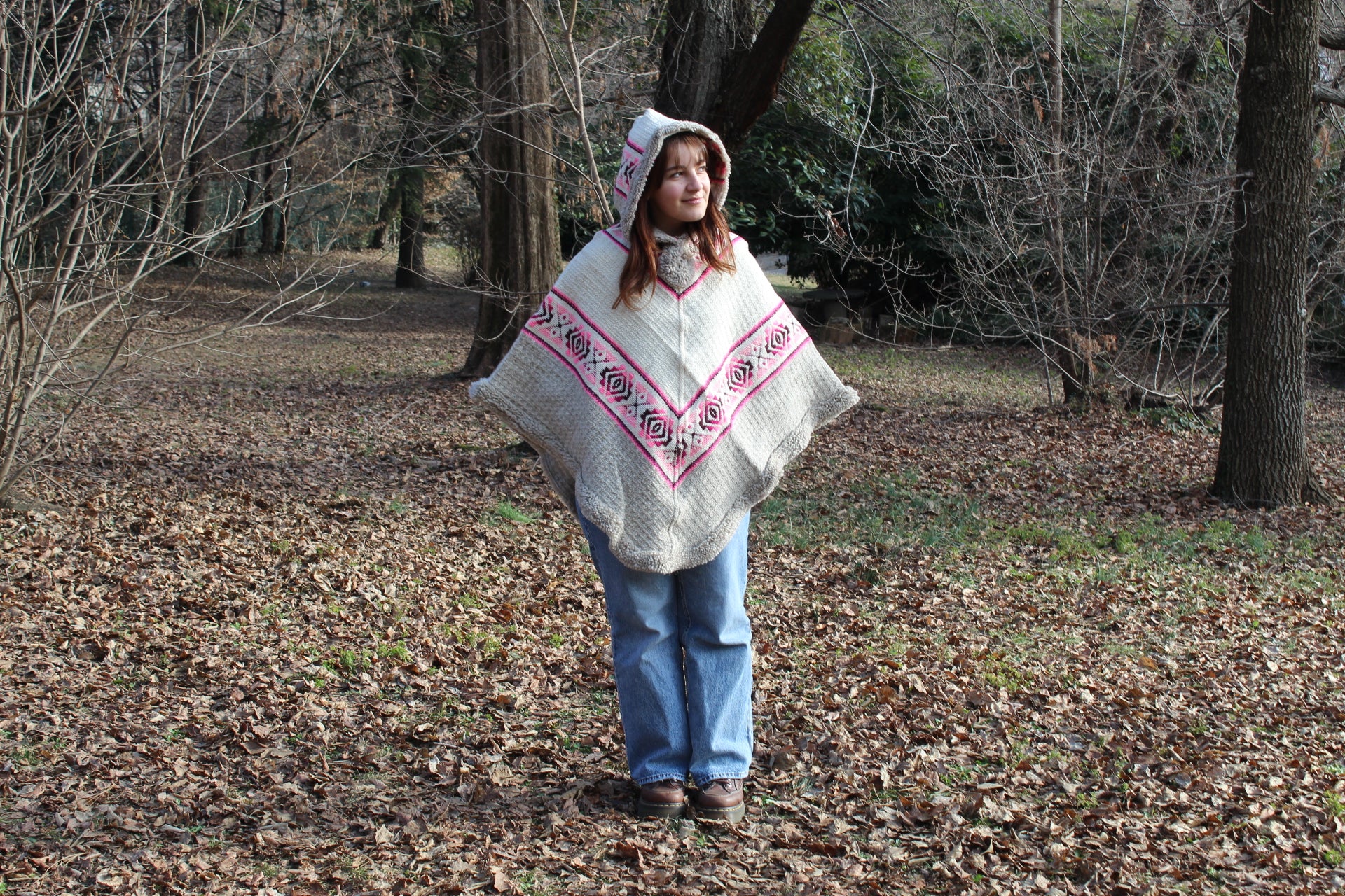 Poncho in Lana di Pecora