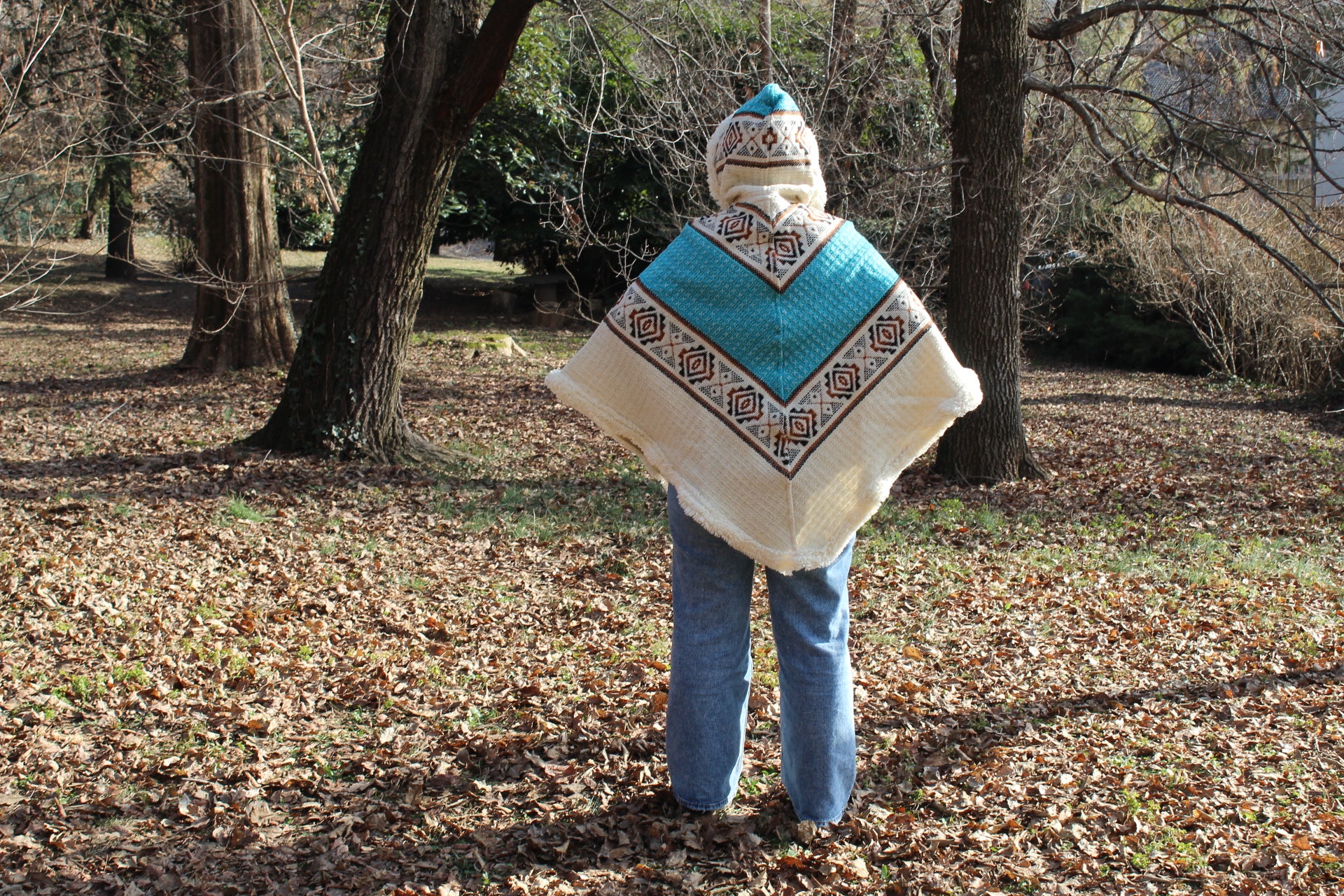 Poncho in Lana di Pecora