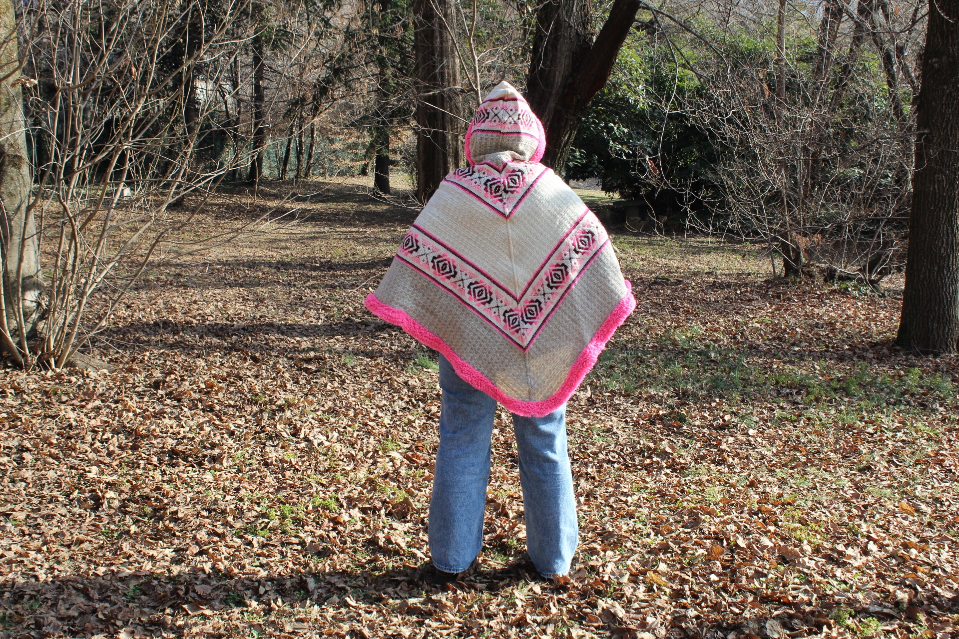 Poncho in Lana di Pecora