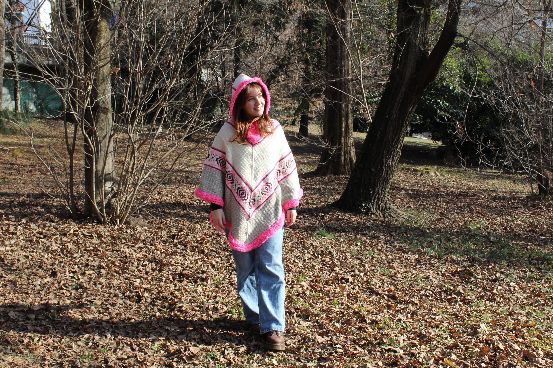 Poncho in Lana di Pecora