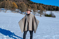 Poncho in Lana di Pecora
