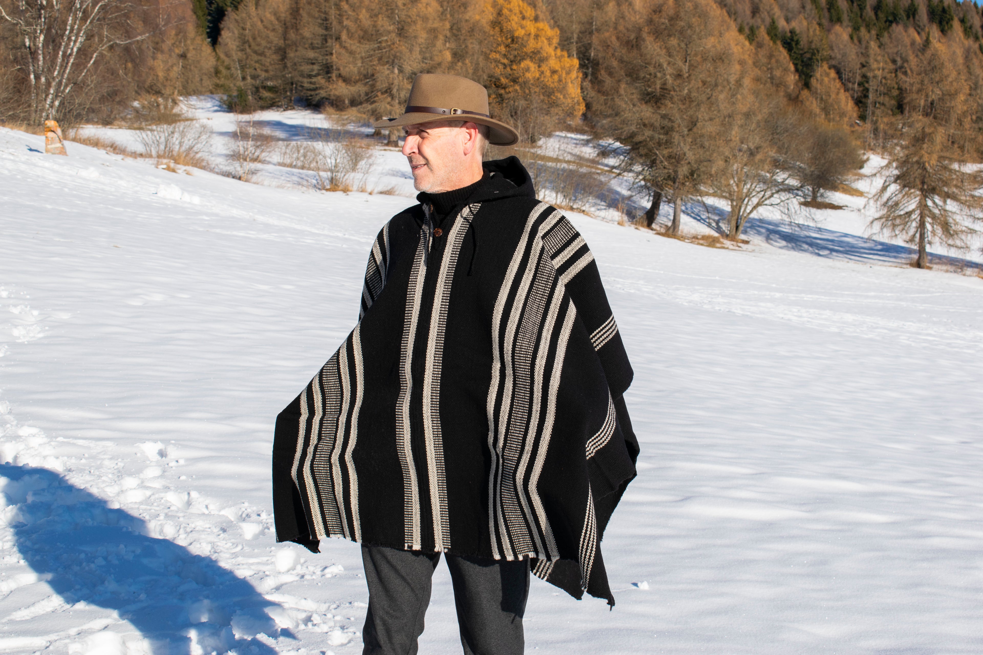 Poncho in Lana di Pecora