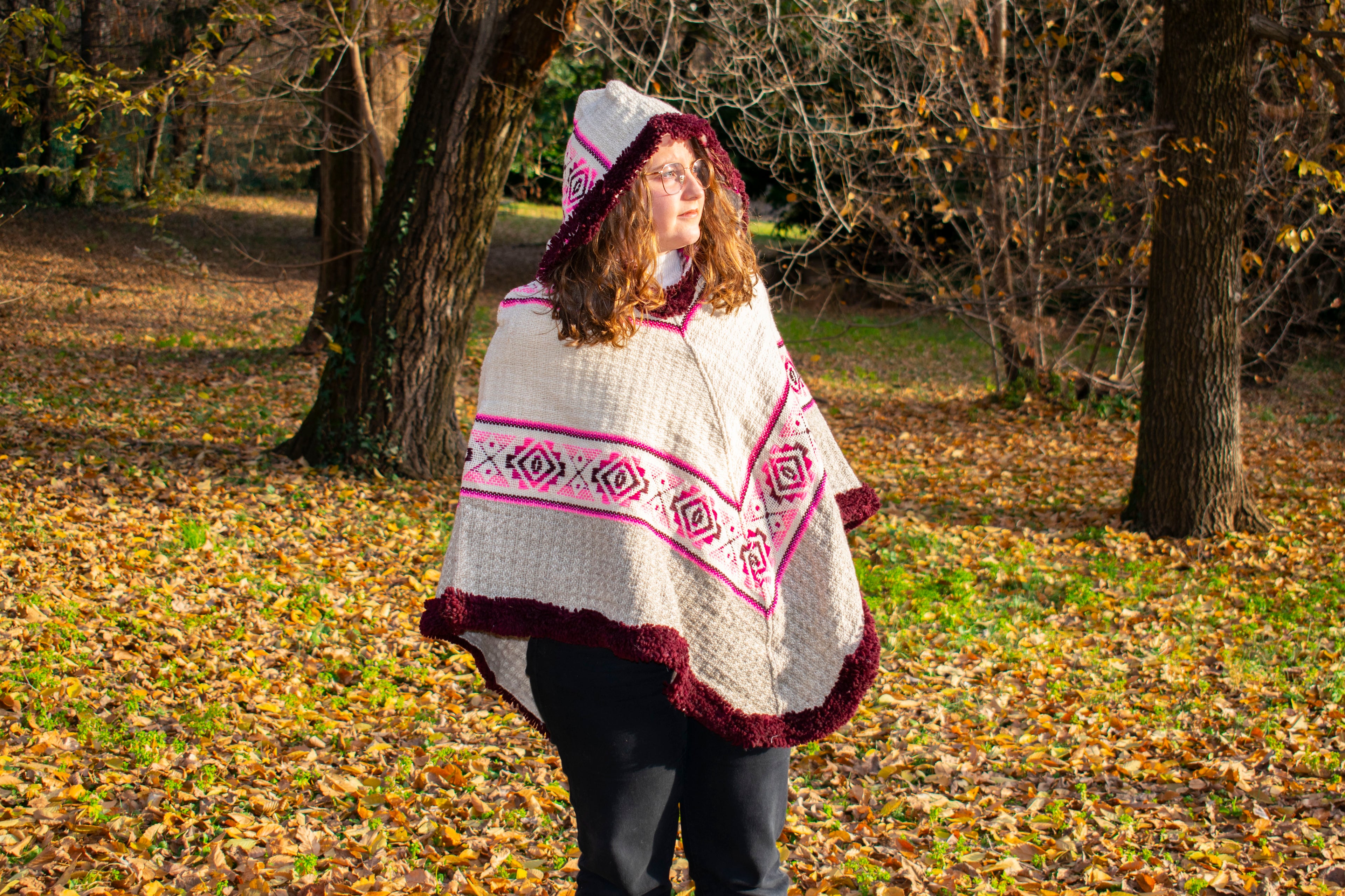Poncho in Lana di Pecora