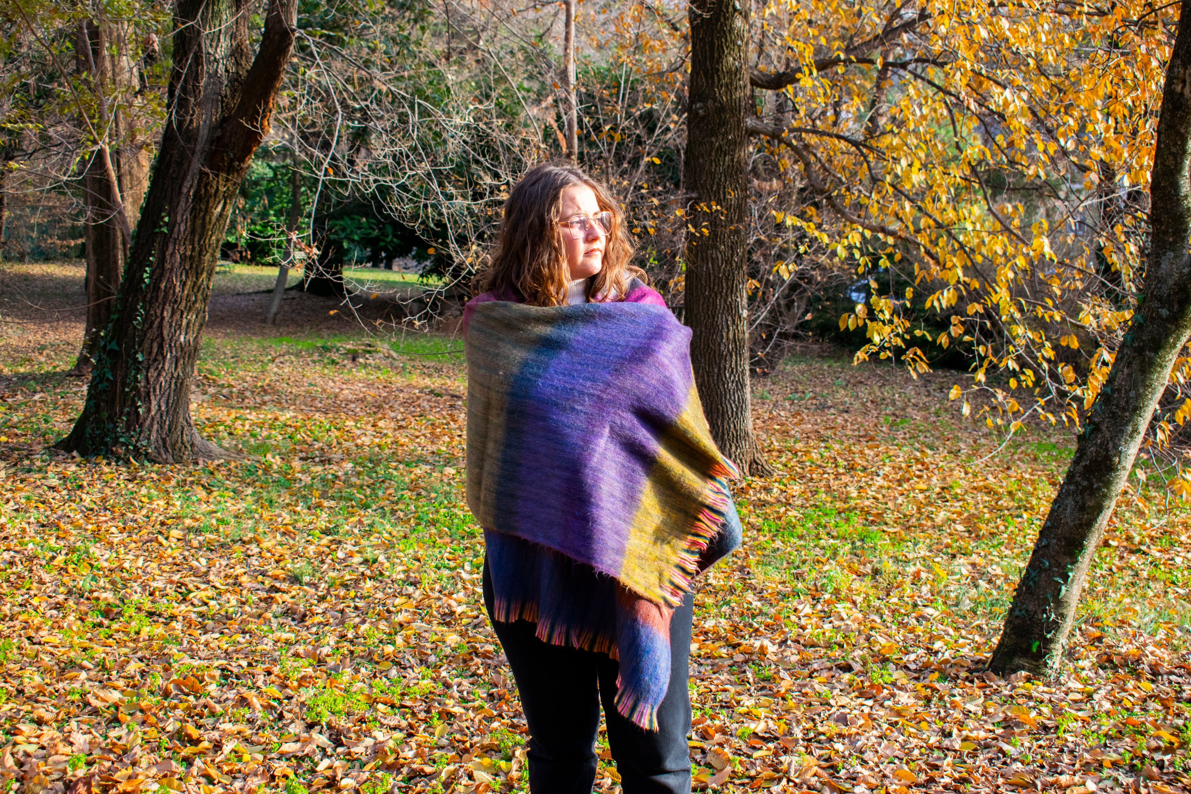 Sciarpa grande in Lana di Alpaca