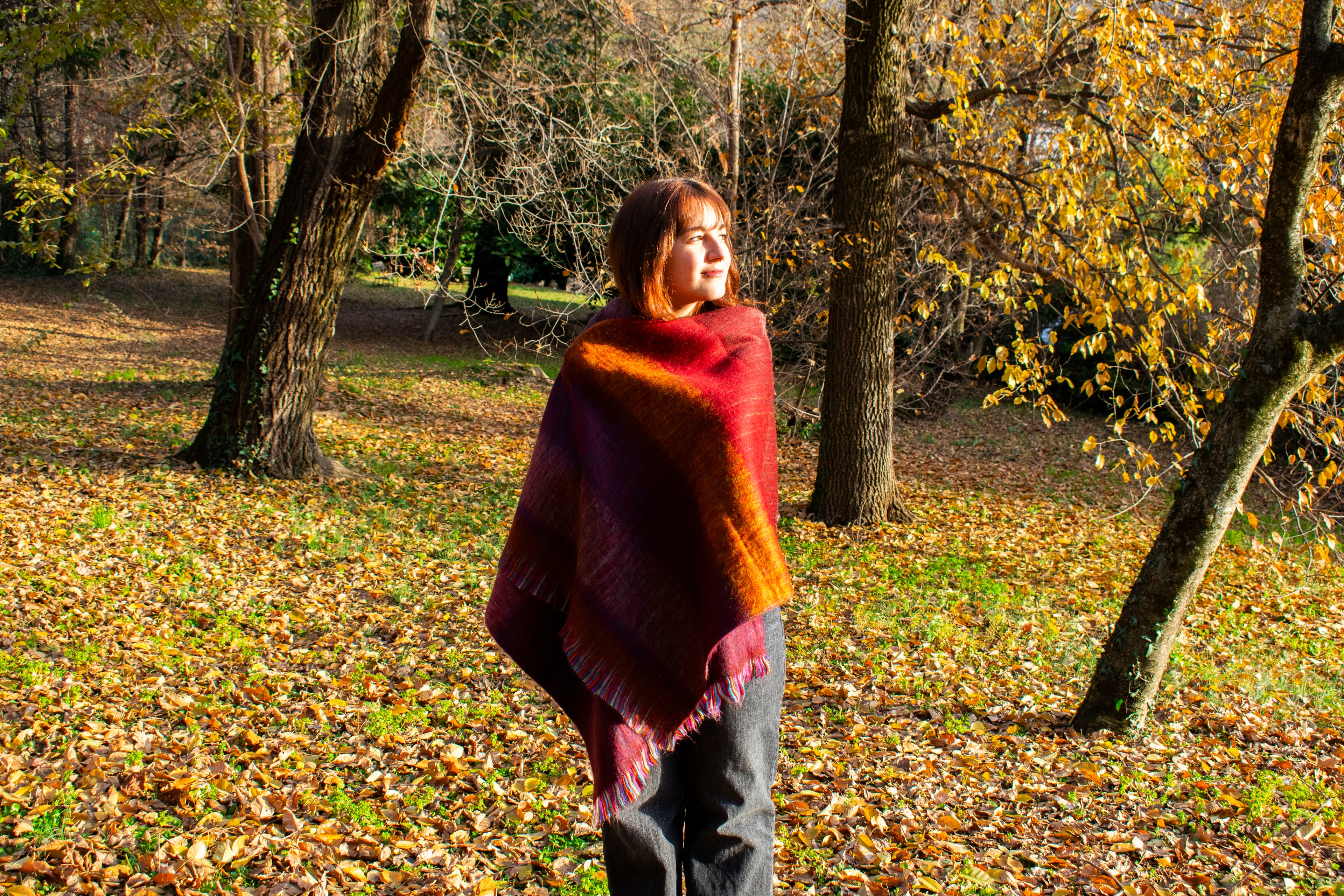 Sciarpa grande in Lana di Alpaca