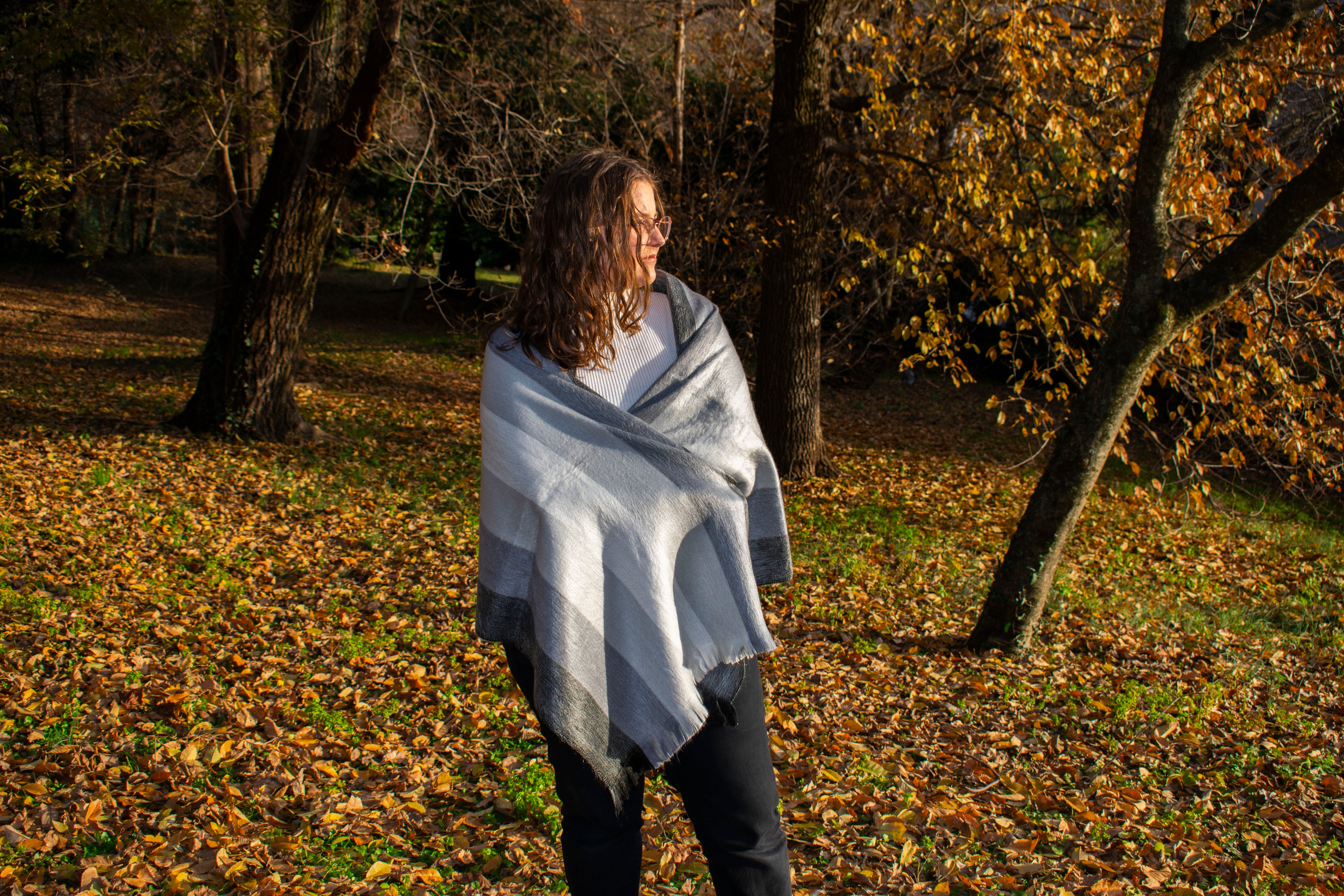 Sciarpa grande in Lana di Alpaca