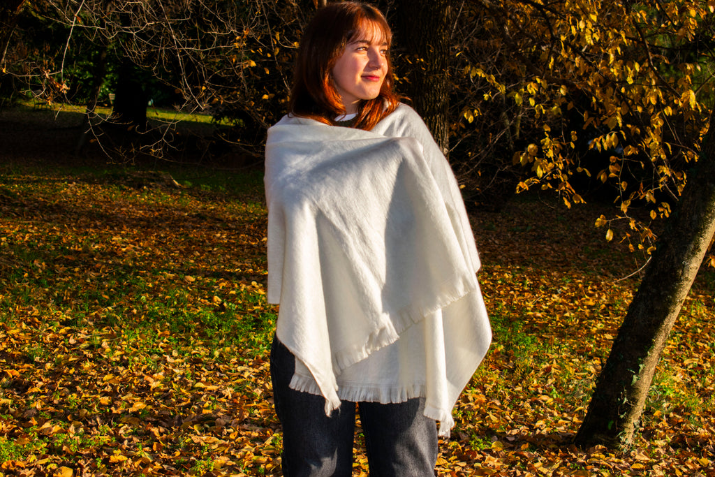 Sciarpa grande in Lana di Alpaca