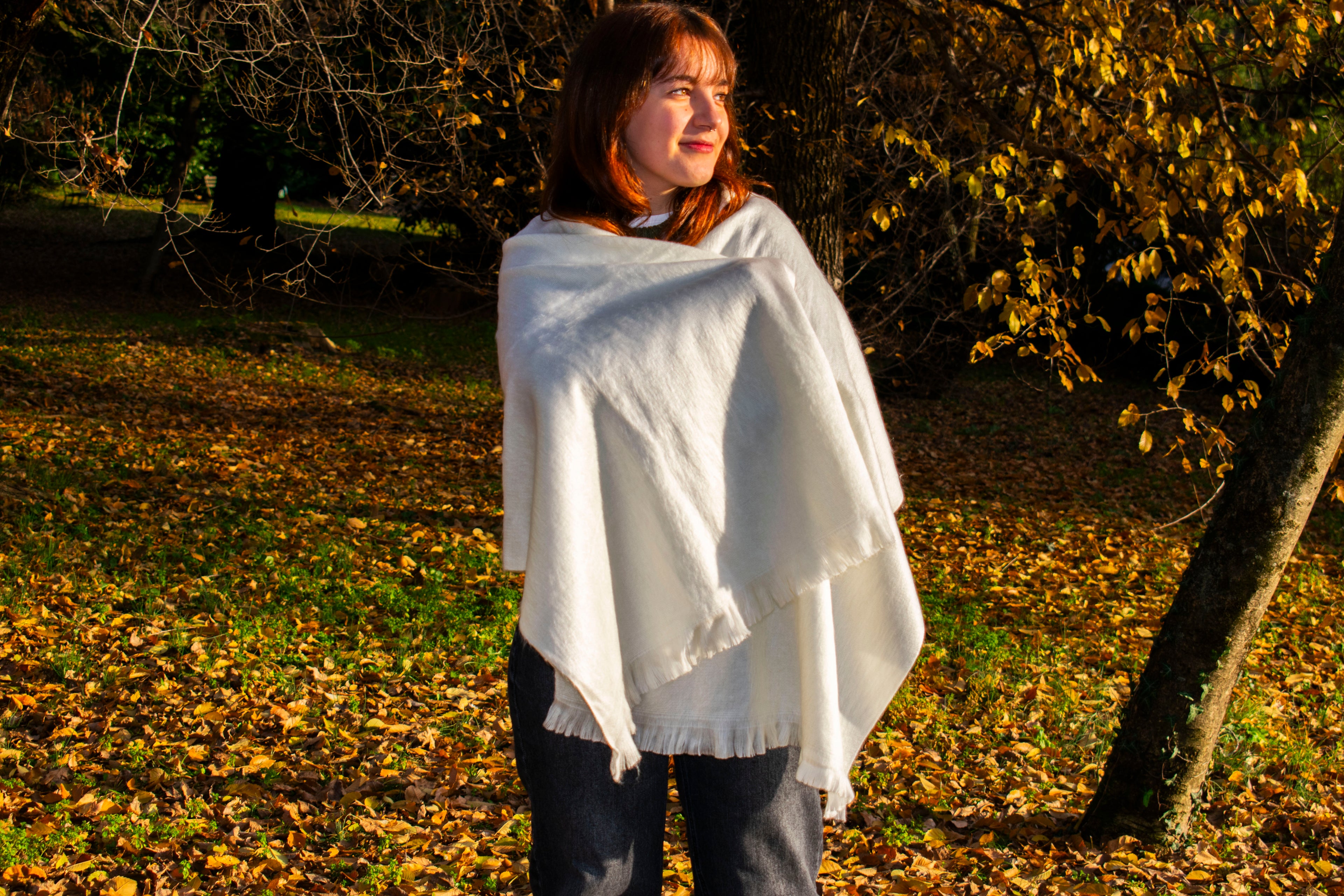 Sciarpa grande in Lana di Alpaca