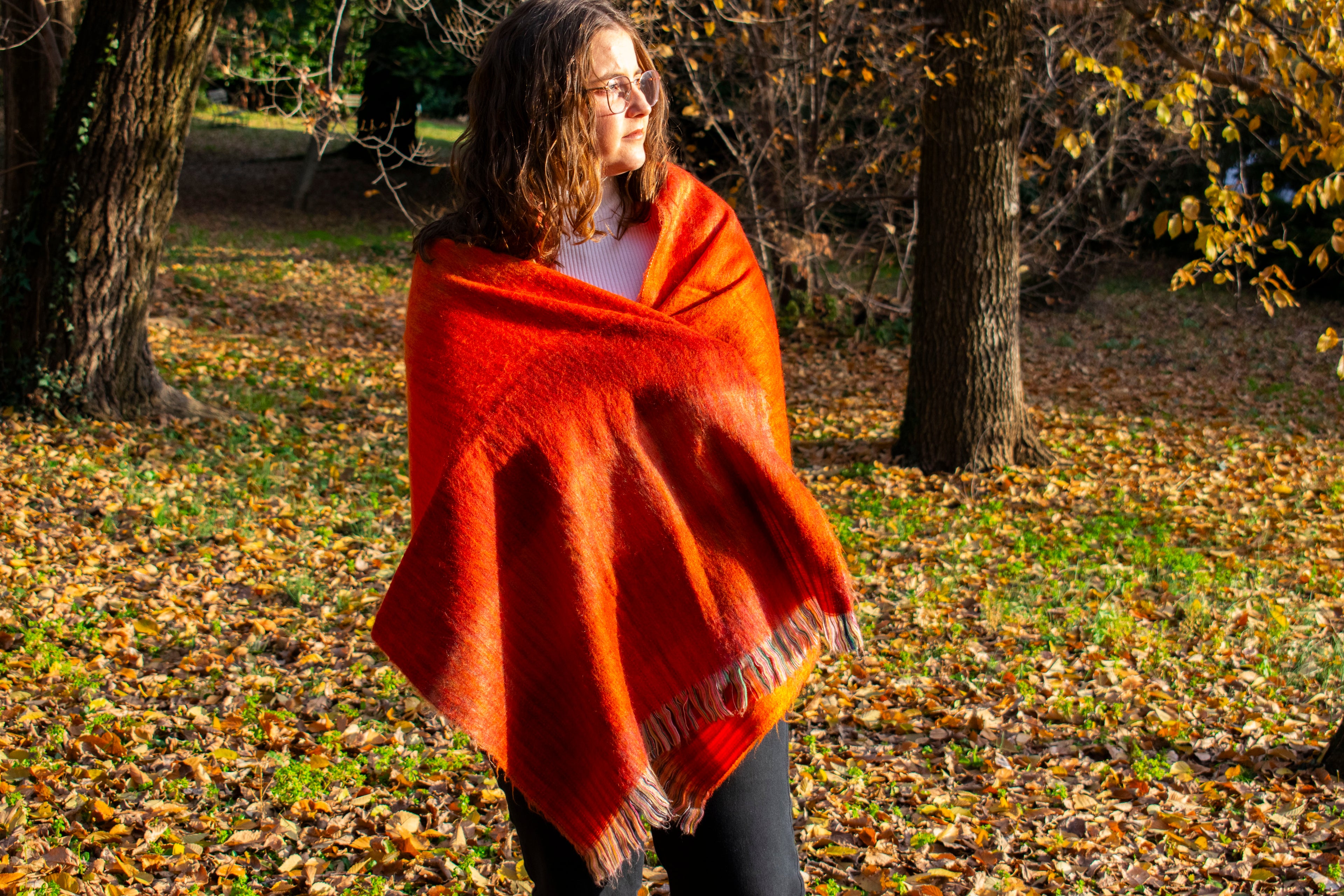 Sciarpa grande in Lana di Alpaca