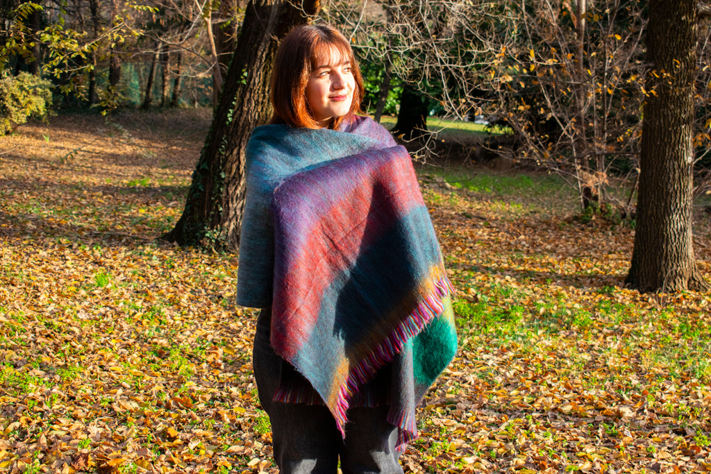 Sciarpa grande in Lana di Alpaca