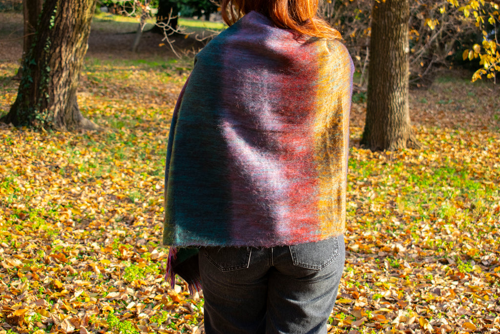 Sciarpa grande in Lana di Alpaca