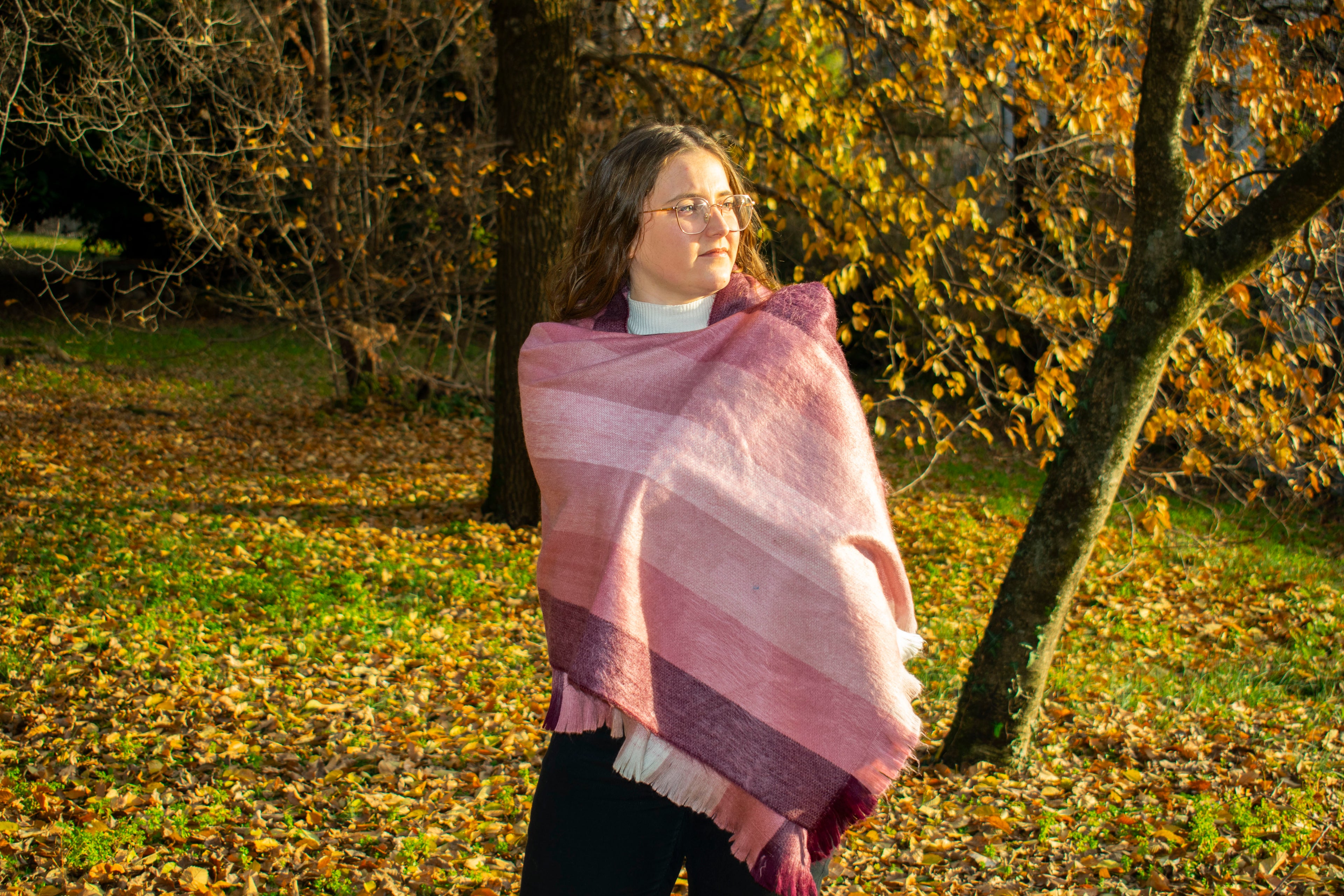 Sciarpa grande in Lana di Alpaca