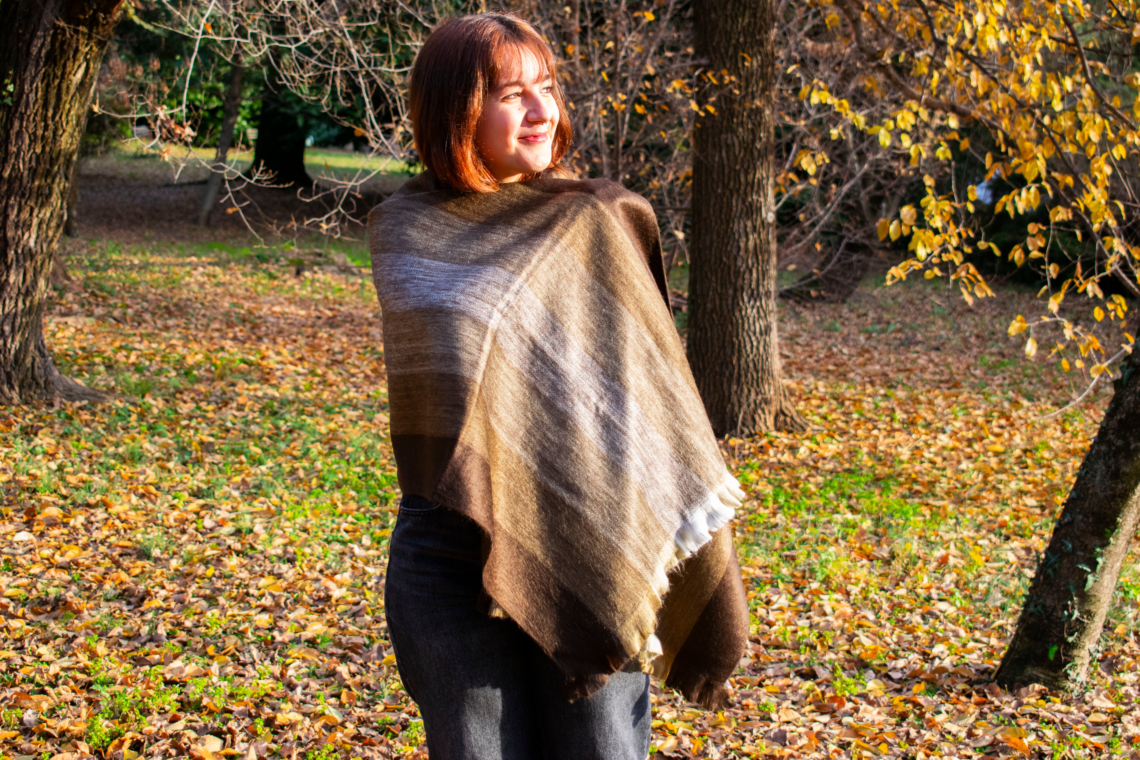 Sciarpa grande in Lana di Alpaca