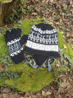 Set coordinato Cappello + Guanti in Lana di Alpaca