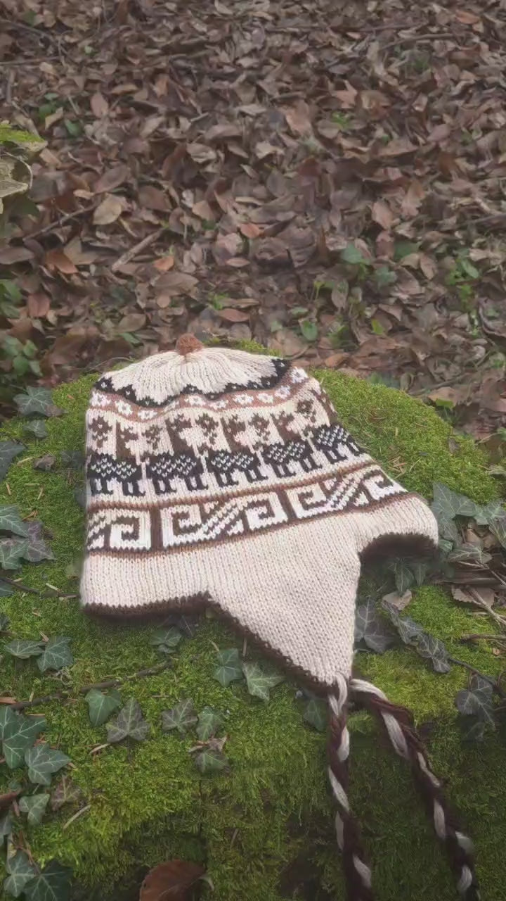 Set Coordinato Cappello + Guanti in Lana di Alpaca