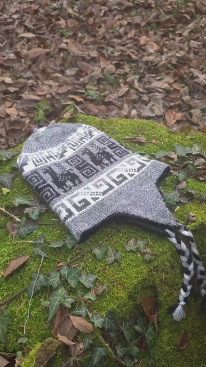 Set coordinato Cappello + Guanti in Lana di Alpaca