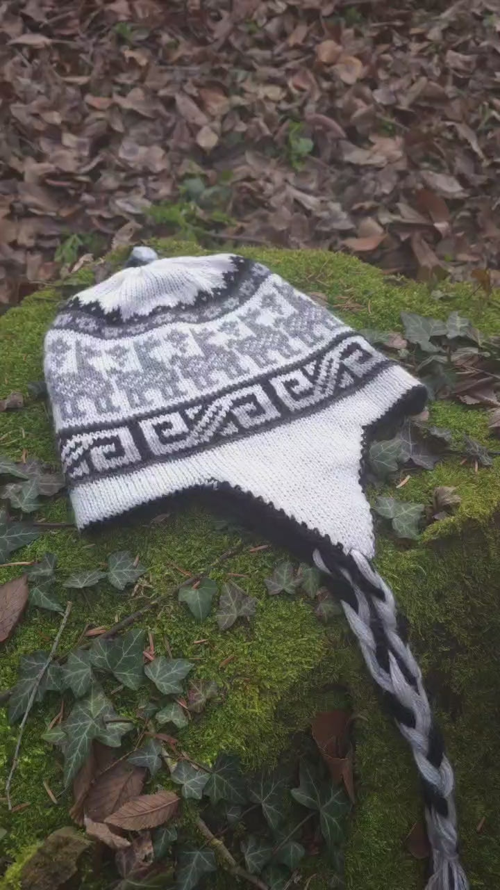 Set coordinato Cappello + Guanti in Lana di Alpaca